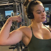 Teen muscle girl Fitness girl Emma